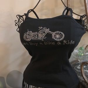 Women’s tunic motorcycle shirt m l xl Bling New